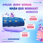 Chương trình khuyến mại “Mua sim VINA – Nhận Quà Winmart”